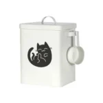 Easy Clean Sealed Pet Food Container Large Metal Food Storage Box Airtight Moisture Proof Pet Storage Can Pet Supplies - Image 2