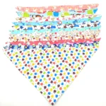 S/M/L/XL Bulk Dog Bandana 50 colours Cotton Small-Large Dog Bandanas Scarf Small Dog Puppy Cat Bibs For Dogs Accessories - Image 5