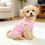Dog Shirts for Small Dog Cute Dog T-Shirt Pink Soft Girl Doggie Sleeveless Shirt Puppy Clothes Cats Chihuahua Breathable Spring