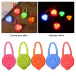 1Pc Pet Dog Night LED Flashlight Dog Cat Collar Glowing Pendant Safety Pet Leads Necklace Luminous Bright Decoration Collars - Image 2