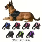 Dog Leash Vest Style Chest Harness Pet Supplies Stretchable Dog Chain Reflective Small Medium Adjustable Dogs Comfortable Secure