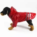 Dog Clothes Hooded Raincoats Reflective Strip Dogs Rain Coat Waterproof Jackets Outdoor Breathable Clothes For Puppies Raincoat - Image 3
