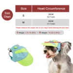 Dog Hat Sun Protection Summer Travel for Small Medium Dog Hats Chihuahua French Bulldog - Image 2