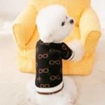 Luxury Dog Clothes for Small Dogs Winter Warm Dog Sweater Chihuahua French Bulldog Clothing Pet Items Knitted Cardigan Sweater - Image 3