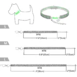 Puppy Neck Collar for Dogs Collar Rhinestone Jewelry Chihuahua Crystal Jewelry Adjustable Engraved Text Dog Collar GXQ08 - Image 2