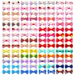 Dog Bow 200PCS Hair Accessories Cute Puppy Bow Handmade Removable Bow With Rubber Band For Dogs and Cat Wholesale Pet Supplies - Image 5