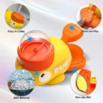 Dog Puzzle Feeder Interactive Pet Food Treat Dispenser Cartoon Duck Design Anti-slip Pet Automatic Feeder Toys for Dog Training - Image 4