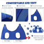 Pet Grooming Hammock Harness Small Dog Hammock Helper Restraint Bag Cat Grooming Sling Holder for Ear/Eye Care Nail Trimming - Image 5