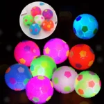 Glowing ball in the dark, squeaking toy, bouncing activated toy, PET ball, puppy, cat, dog, easy to clean - Image 2
