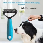 New Professional Pet Cat Hair Removal Comb Brush Dog Grooming Shedding Tools Puppy Hair Shedding Trimmer Pet Fur Trimming Combs