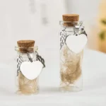 Pet Memorial Bottle For Pet Hair Dogs Cats Fur Keepsake Bottle Storage With 3 Silver Accessories Pet Memorial Urn Container - Image 4