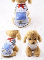 Dog Cat Puppy Kitten Pet Cartoon Spring Summer Autumn Cotton Clothes Clothing Vests Coats Jackets Shirt Dresses Costume - Image 6