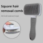 Self Cleaning Pet Hair Remover Brush Dog Cat Grooming Comb Efficient Dematting Tool Removes Loose Fur for Pets Daily Care