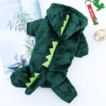 Dinosaur Dog Clothes Fleece Pet Jumpsuits Winter Warm Dog Coat Jacket for Dogs Hoodies Chihuahua French Bulldog Clothing - Image 3