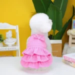 2023 Spring Pet Clothes Dog Princess Dresses Puppy Dress Pet Skirt Puppy Dog Princess Dresses for Small Medium Cat Costume Pug - Image 4