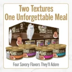 Purina Savory Centers Wet Cat Food Pate Variety Pack With Chicken, Salmon, Beef, and Tuna Pate with Gravy Center, 3 oz Cans - Image 4