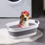 Dingdongpet Pet Surround Soft Collapsible Bathtub - Image 2