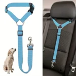 1pc Pet Car Belt, Dog Cat Car Leash, Retractable Backseat Pet Tether, Keep Your Dogr! Dog Outing Dog Stuff Dog Car Seat Car