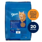 Daily Essentials Dry Cat Food for Adult Cats with Chicken, Beef and Salmon, 20 lb. Bag - Image 3