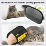 Pet Electrostatic Hair Removal Gloves Dog Cat Hair Removal Brush Gloves Hair Adhesive Gloves Carpet Clothing Hair Cleaning Brush - Image 2