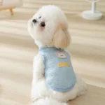 Summer Dog Clothes Bear Print Dog Vest Chihuahua French Bulldog Thin Breathable Shirt Sun Protection Puppy Outfit Pet Costume - Image 3