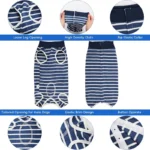 Dog Recovery Suit Abdominal Wound Surgical Clothes Dogs Anti-Licking Pet Onesies Vest Post Surgery Dog Sterilization Suit - Image 4