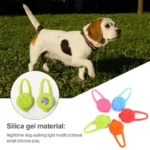1Pc Pet Dog Night LED Flashlight Dog Cat Collar Glowing Pendant Safety Pet Leads Necklace Luminous Bright Decoration Collars - Image 4