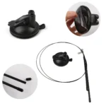 Two birds Cat teasing stick set simulation bird hands-free bird cat stick long pole double pole with bell strong suction cup cat - Image 6