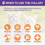 New Release Dog Calming Pheromone Collar cat Relieve Anxiety Adjustable Comfortable Collar For Puppy Kitten Large Dog Accessorie - Image 4