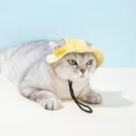 Pets Hat with Ear Holes Adjustable Baseball Cap for Medium Small Dogs Summer Dye Cats Sun Cap Pet Outdoor Hat Pet Supplies - Image 2