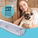 Dog Nail Grinder USB Rechargeable Electric Pet Paws Clipper & Trimmer Painless Paws Grooming Quiet 2-Speed Dog Nail File - Image 5