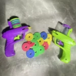 Funny Cat Toys Creative Turnip Gun with Reusable Foam Flying Disc Pet Hunting Interactive Toy Dog Cat Pet Supplies - Image 2