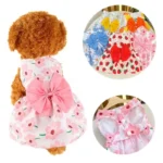 Puppy Skirt Spring Summer Dog Princess Dress Pet Skirt Cute Dog Dress Bow Lace for Small Medium Puppy Poodle Chihuahua Dog Cloth - Image 8