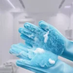 Pet Grooming Gloves for Dogs And Cats Silicone Bathing Shampoo Scrubber Dishwashing Cleaning Glove Hair Removal Multi-Functional - Image 2