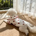 Cute Print Dog Clothes Summer Pet Shirt for Small Dogs Cats Ruffle Collar Puppy T-Shirt Teddy Bichon Pomeranian Apparel Outfits - Image 10