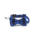 Pet Breakaway Cat Collar Bow Tie and Bell Cute Plaid Christmas Red Elastic Adjustable Dog Collar With Sash Small Bell For Cats - Image 5