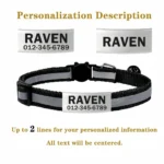 13 Colors Custom Engraved Reflective Cat Collar with Safety Buckle & Bell, Adjustable Personalized Pet Collar for Small Cats - Image 4