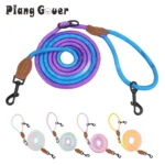 Double Head Dog Leash Crossbody Pet Round Traction Rope Lead Training Walking Cat Leashes - Image 2