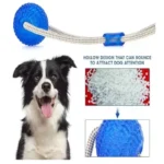 Rubber Suction Cup Dog Ball Pull Rope Interactive Chew Molar Toy Bite Resistant Teeth Clean Pet Play Training Relieve Boredom - Image 3