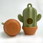 Dog Poop Pickup Bags Holder Dispenser Cactus Dog Poop Storage Bags Portable Dog Poop Bag Holder Outdoor Container For Hiking And - Image 3