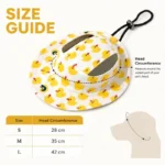 Adjustable Dog/Cat Hat with Ear Holes Cute Print Cap for Puppies Small Breeds Cats Sun Cap for Pet Outdoor Walking Pet Supplies - Image 5