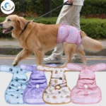 Reusable Female Dog Diapers Pet Physiological Pants Breathable Puppy Sanitary Panties Washable Pets Shorts for Small/Big Dogs