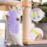 Catnip Soft Durable Cat Pillows, Plush Cat Toys, Pet Strip Pillow Chewing Bite Toys Cat Interactive Self-Play Toy - Image 3