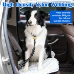 High Grade Dog Car Safety Belt Dog Safety Belt with Damping Belt and Reflective Line Adjustable Length Suitable Any Dog 1PCS - Image 5