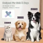 Soft Silicone Dog Toothbrush 360° Finger Toothbrush for Dogs Cats Durable Pet Finger Brush Tooth Cleaning Tool for All Breeds - Image 4