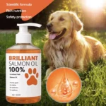 Human-Grade Salmon Oil (500ml, 300ml, 200ml 100ml) for Dogs & Cats Omega 3 Fatty Acids Supplement for Optimal Health & Nutrition - Image 2