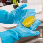 Pet Grooming Cleaning Gloves Dog Cat Bathing Shampoo Glove Scrubber Magic Dishwashing Cleanner Sponge Silicon Hair Removal Glove - Image 5