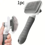 1 Easy Clean Pet Comb, Suitable For Cats And Dogs, Perfectly Removing Shedding Hair - Image 5