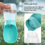 Portable Dog Water Bottle 300ml Leakproof Travel Pet Bowl for Small Large Dogs Hiking Outdoor Dispenser French Bulldog Supplies - Image 3
