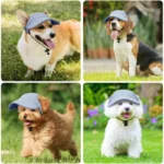 Adjustable Dog Baseball Cap Fashion Soft Breathable Pet Sun Hat with Ear Holes Dog Parent-Child Hat for Small Medium Large Dogs - Image 5